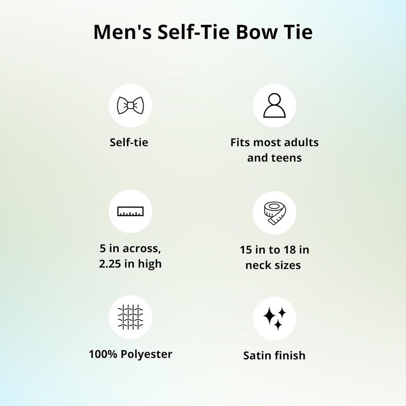tiemart Men's Self-Tie Bow Tie - Image 4