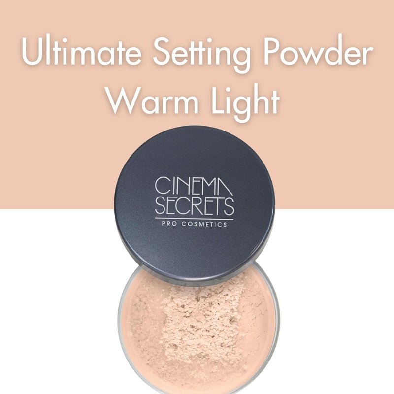 Cinema Secrets Pro Cosmetics Ultralucent Setting Powder in Warm Light - Image 4