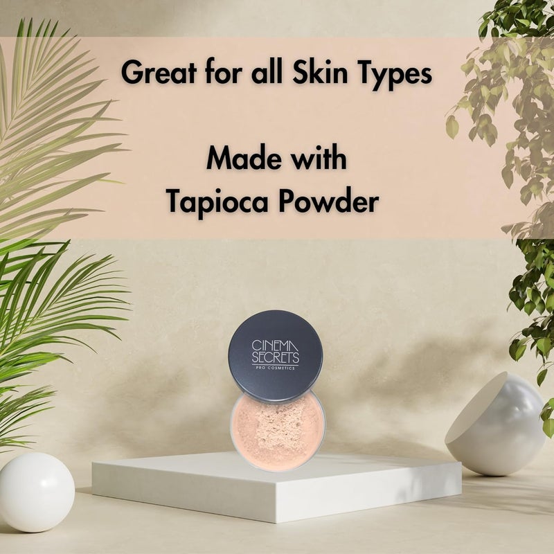 Cinema Secrets Pro Cosmetics Ultralucent Setting Powder in Warm Light - Image 5