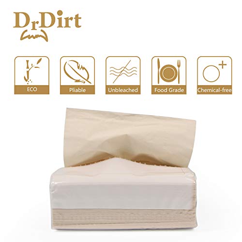 DrDirt Bamboo Facial Tissue Towels Paper in Bulk 36 Packs Refill Unscented Mini Travel Packs 3 Ply 110 Count 110 Sheets - Image 3
