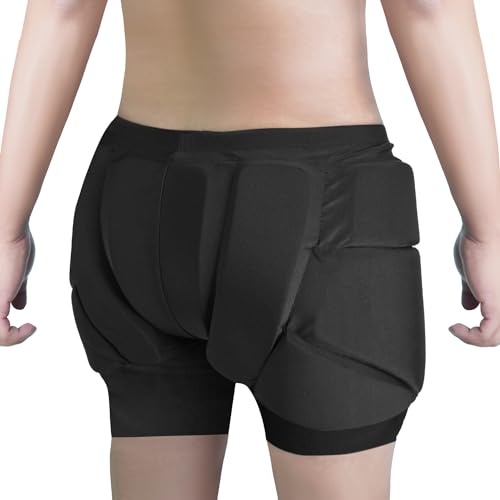 AIDY-PRO Snowboard Padded Shorts Impact Shorts for Snowboarding, Hip and Butt Pads for Skating, Snowboard Butt Pad for Kids and Adult - M - Image 5