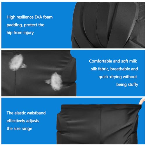 AIDY-PRO Snowboard Padded Shorts Impact Shorts for Snowboarding, Hip and Butt Pads for Skating, Snowboard Butt Pad for Kids and Adult - M - Image 4