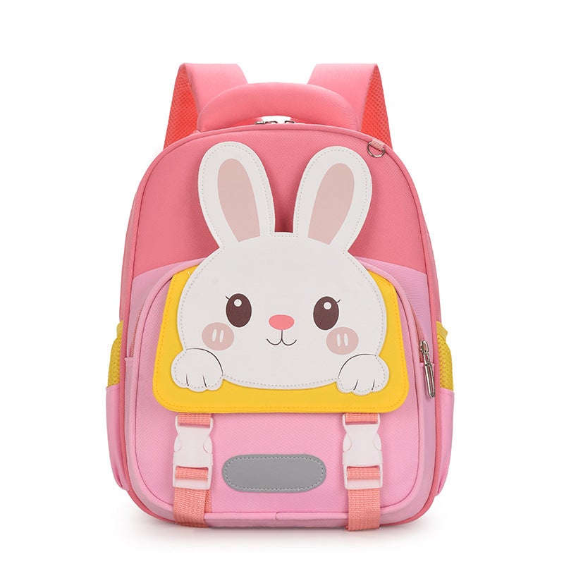 Kids Backpack Rabbit Design 3-6 Years, Large Capacity Waterproof Reflective Spine-Protective Lightweight Kindergarten  Bag - Image 1