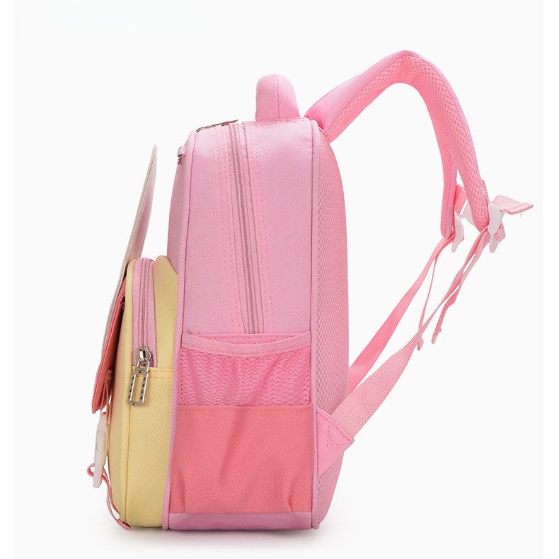 Kids Backpack Rabbit Design 3-6 Years, Large Capacity Waterproof Reflective Spine-Protective Lightweight Kindergarten  Bag - Image 4