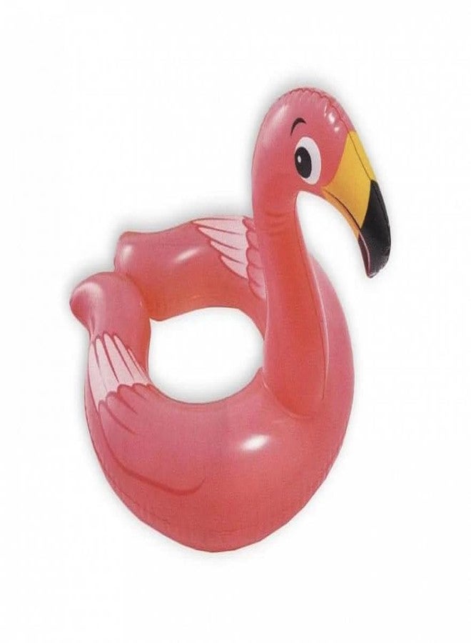DHARNIX Inflatable Flamingo Pool Float Ring | Large Pink Swimming Tube with Anti-Leak Valve | Skin-Friendly PVC Swim Ring for Pool, Beach & Summer Party Fun - Image 2