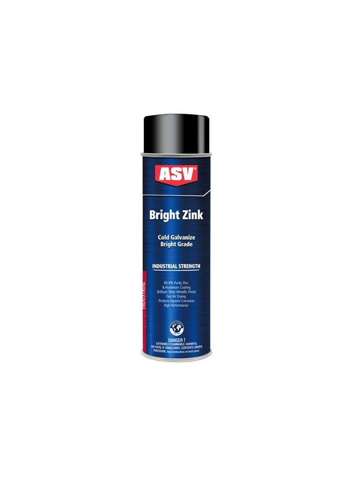 MOLYSULF - ASV Bright Zink Cold galvanizing coating with brilliant shiny finish to that of hot dip galvanizing 400ml - Image 1
