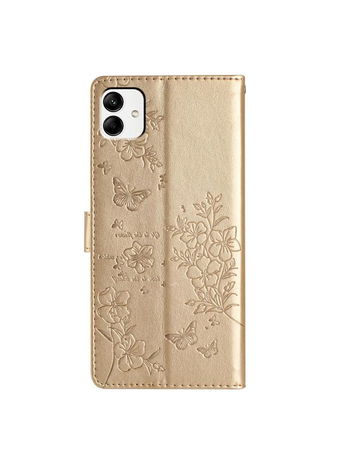 erorex Case For Samsung Galaxy A04 Butterflies and Flowers Leather Phone Case - Image 3