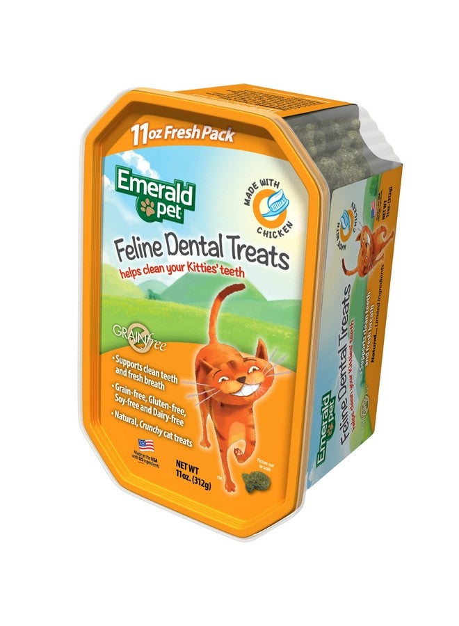 إميرالد بيت إيميرالد بت 856916006144 11 أونصة، حوض طعام للأسنان بنكهة الدجاج للقطط - Image 1
