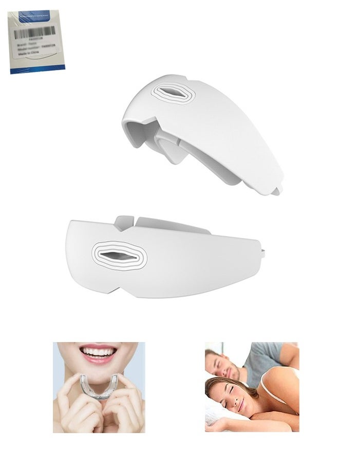 Fazza Anti-Snoring Mouthguard, Reusable Mouthguard for Nighttime Snoring, Anti-Snoring Device with Comfortable Size, Corrective Breathing Positioning Mouthguard, Unisex  - Image 1