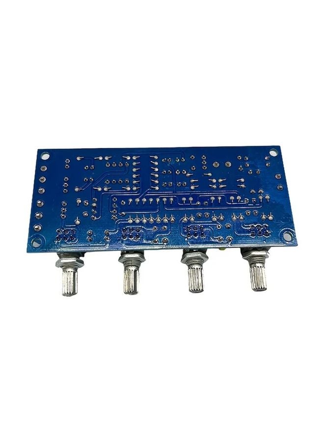 NE5532 HiFi Audio Preamp Tone Control Board Single Power Supply Blue LED Display - Image 5