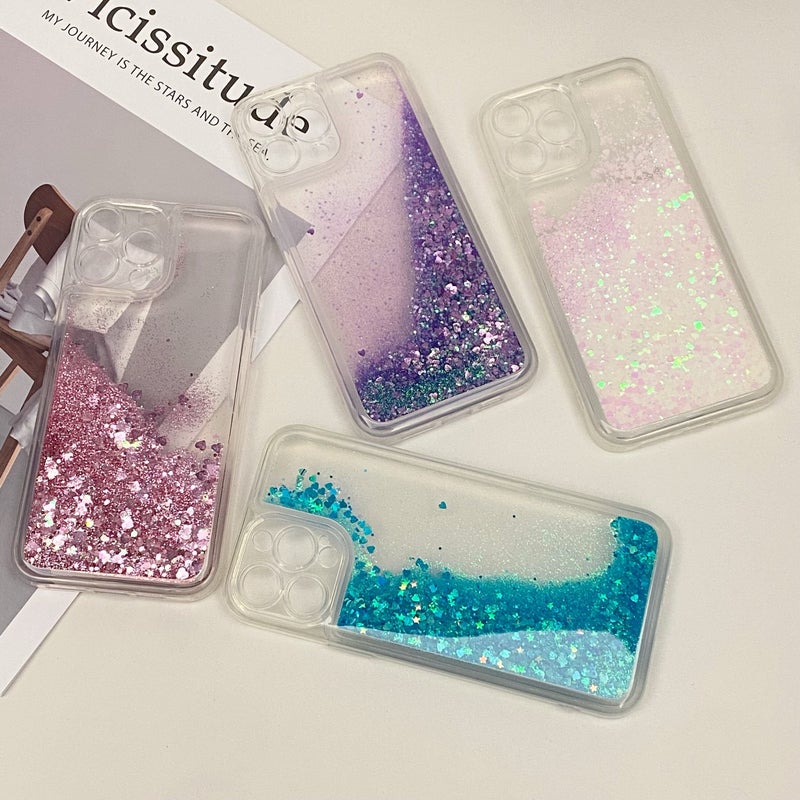 Mixed Color 4 Quicksand Phone Case For iPhone 15 Pro Fashion Design Gift - Image 2