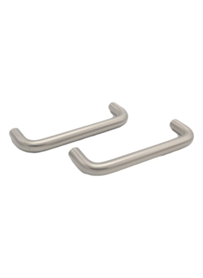 2-Piece Modern Silver Cabinet Handle 10 X 3CM - Image 2