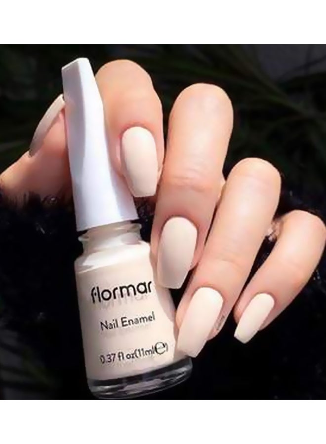 flormar Shiny Nail Enamel 305 Beige Latte-Bright - Image 3