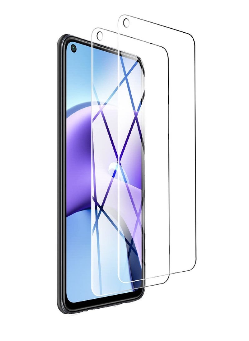 2 Pieces Tempered Glass Screen Protector Clear Designed For Xiaomi Redmi Note 9T Full Screen Coverage And Bubble Free - Image 1
