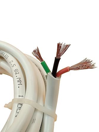 HOMETIC 3 Core Pure Copper Wire Cable 25MM For ACHome Domestic And Industrial Uses PVC Electrical AC Installation 3 Meter - Image 2