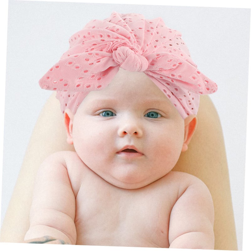 2Pcs Breathable Spring Autumn Infant Hats Hollow Out Design For Outdoor Daily Wear - Image 5
