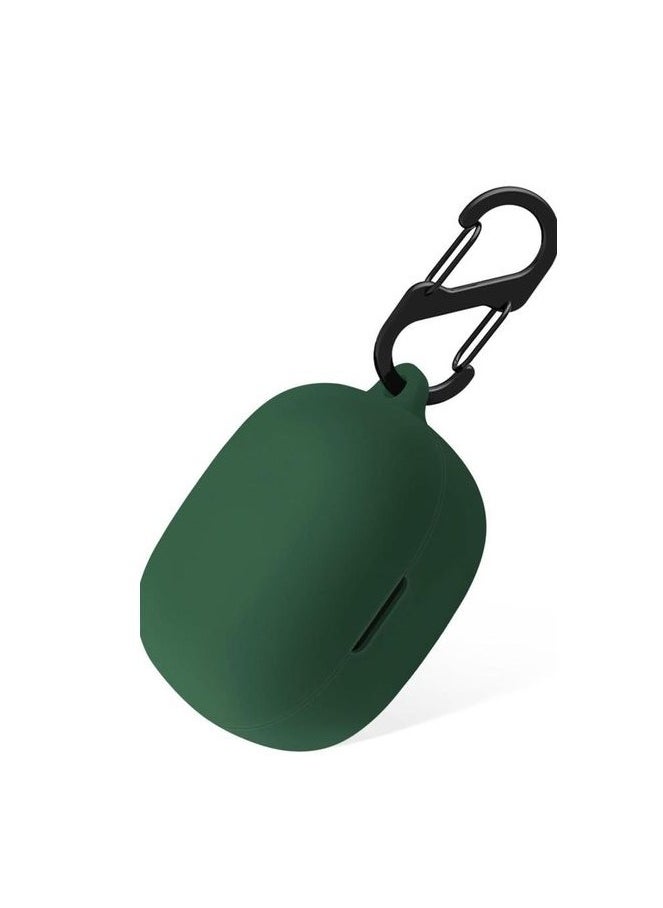 Generic - Silicone Protective Case with Carabiner Compatible with Anker R50i NC Headphones (Green) - Image 1
