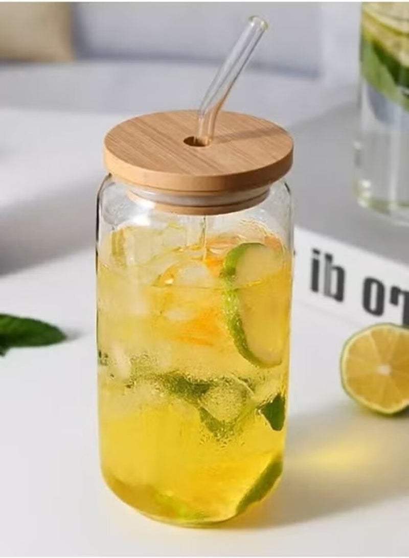 مج زجاج كوب كانز زجاجي شاليموه زجاج 550مللي - Image 1