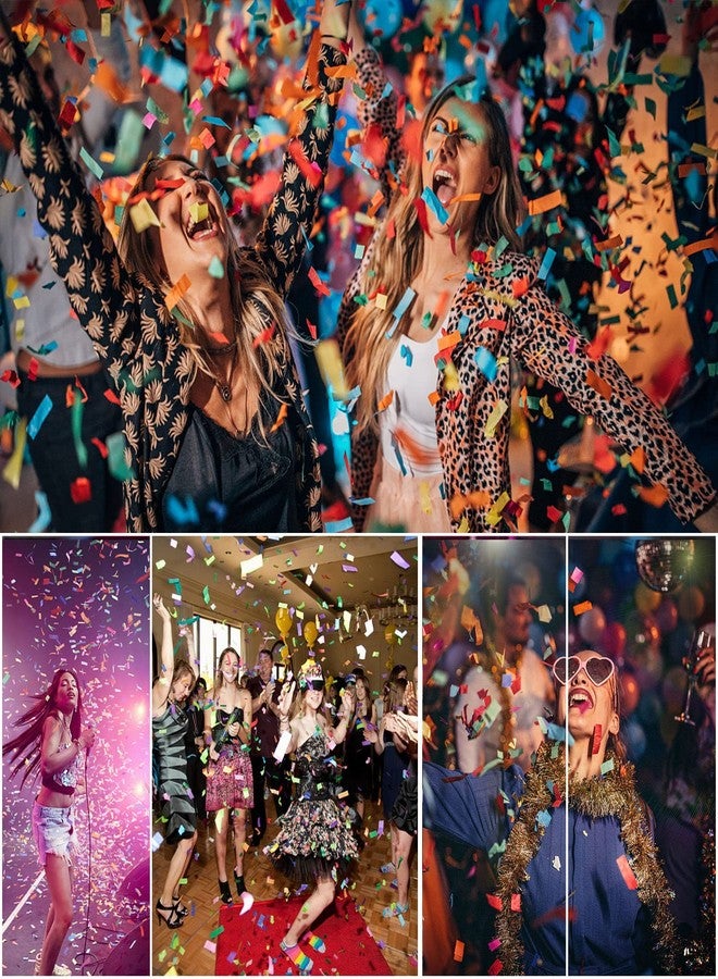 OceanWings Confetti Cannons 16 Inch Colorful Confetti Poppers Party Poppers for Wedding Celebration Birthday Party Baby Shower Decorations Christmas New Year Graduation 6 Pack - Image 5