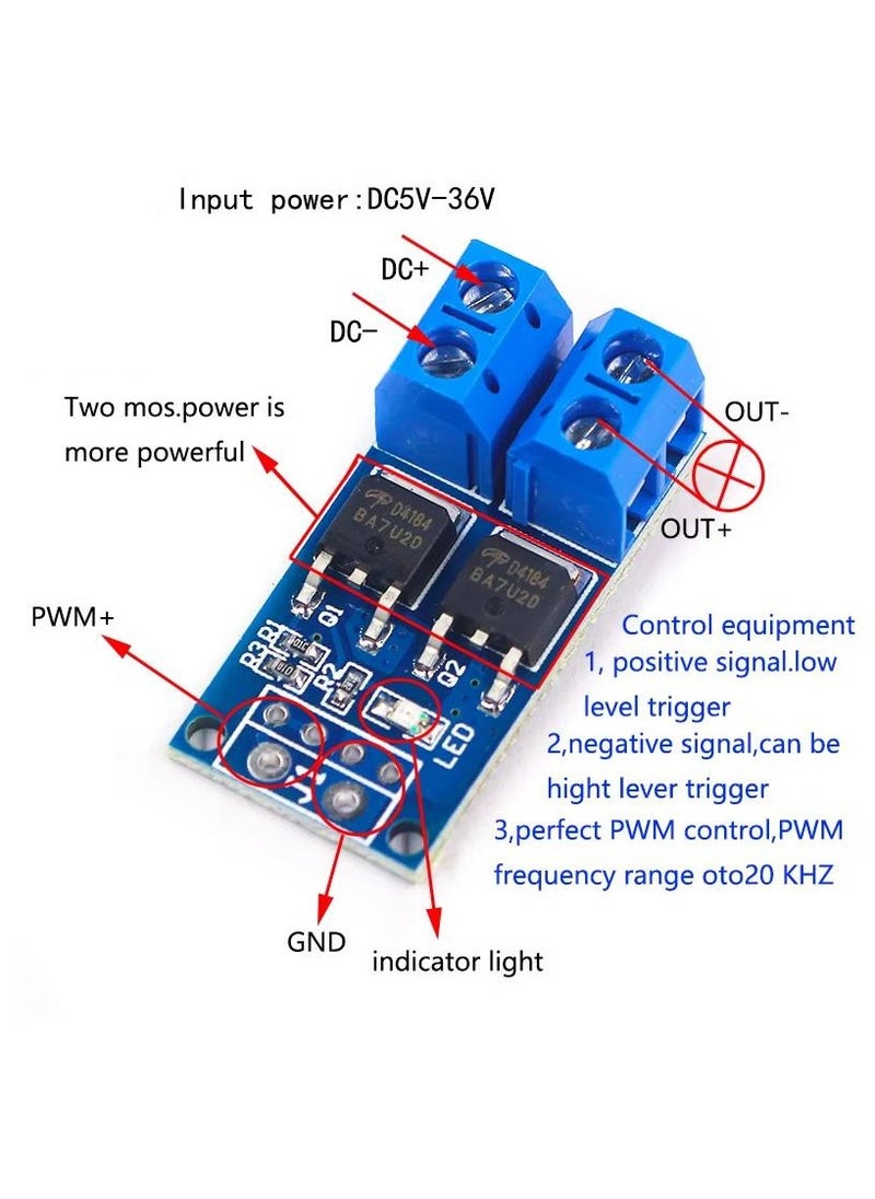 Generic - Kit MOSFET 15A 400W - Trigger Switch Drive Module With PWM Regulator Control - Image 1