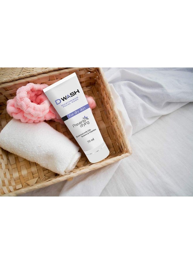 ETHIGLO Dwash Creamy Moisturising Face Wash70Ml Pack Of 2  - Image 5