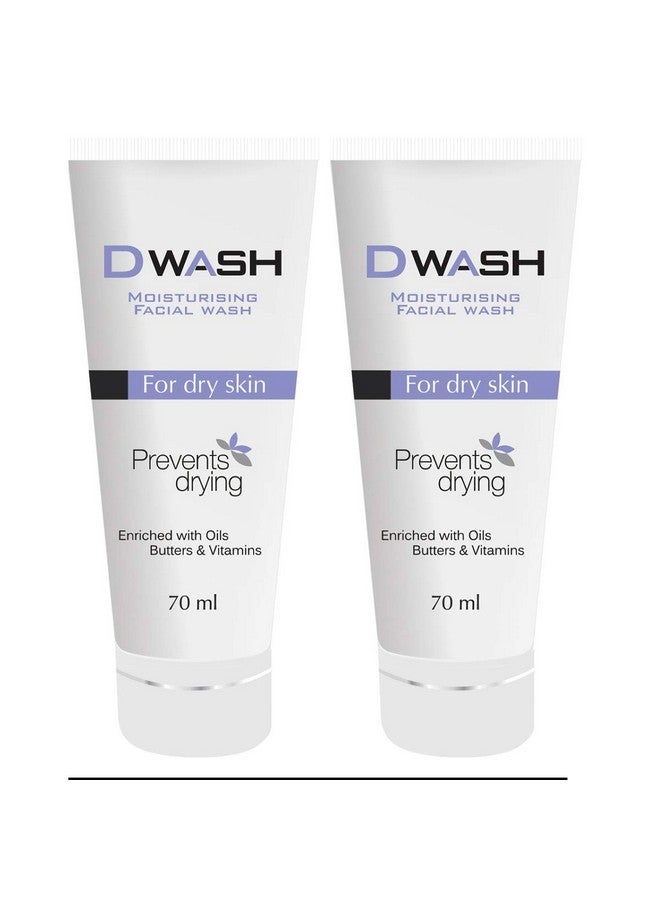 ETHIGLO Dwash Creamy Moisturising Face Wash70Ml Pack Of 2  - Image 1