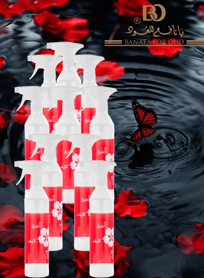 Banafa 10 Pieces Life Air Freshener 500ML - Image 1