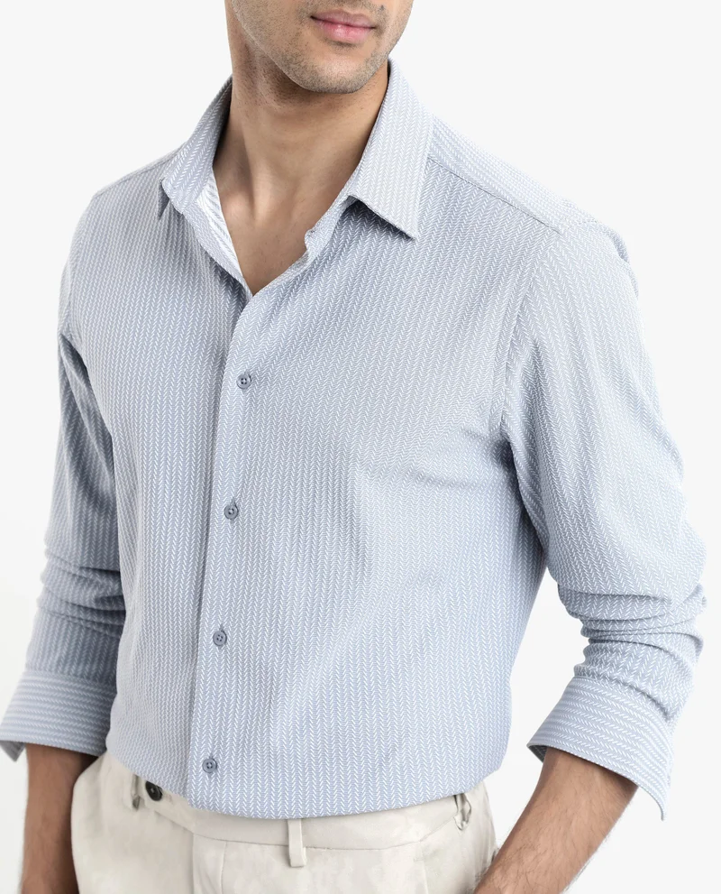 Rare Rabbit Men's Jacquard Knit Shirt