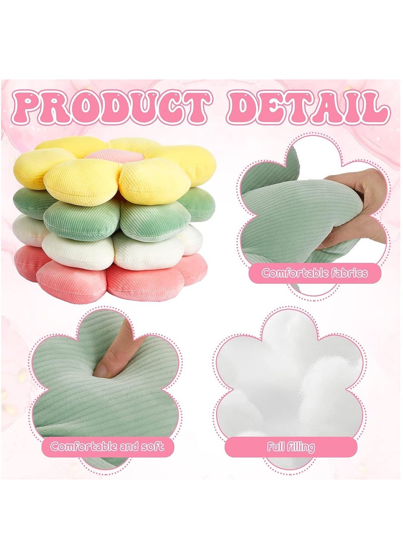 FASHION HOME - Daisy Flower Shaped Throw Pillows Floor Preppy Cushion for Bedroom Sofa Chair Room Décor - Image 1