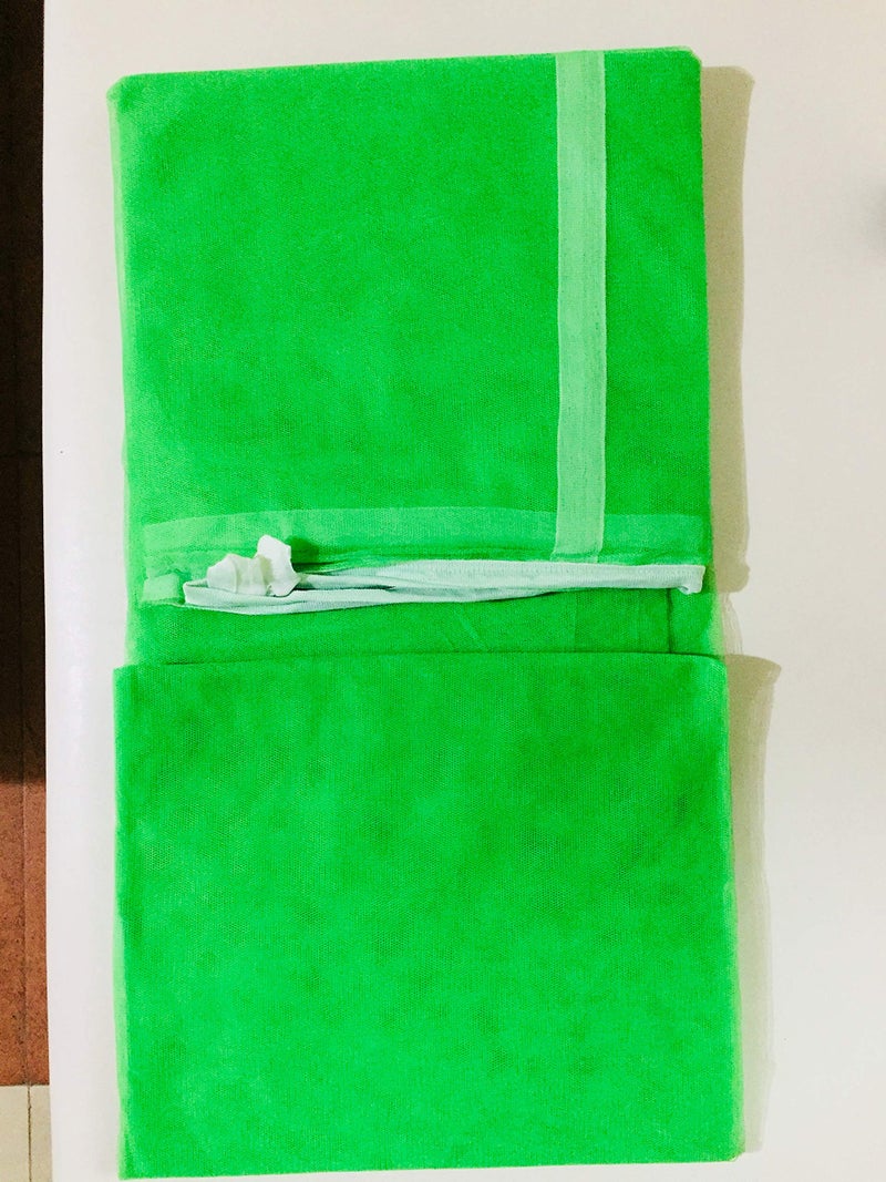Divayanshi Polycotton Mosquito net for Bed (Green, 4 x 6.5 ft) - Image 3