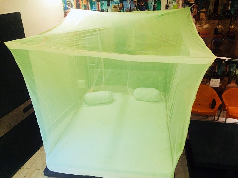 Divayanshi Polycotton Mosquito net for Bed (Green, 4 x 6.5 ft) - Image 5