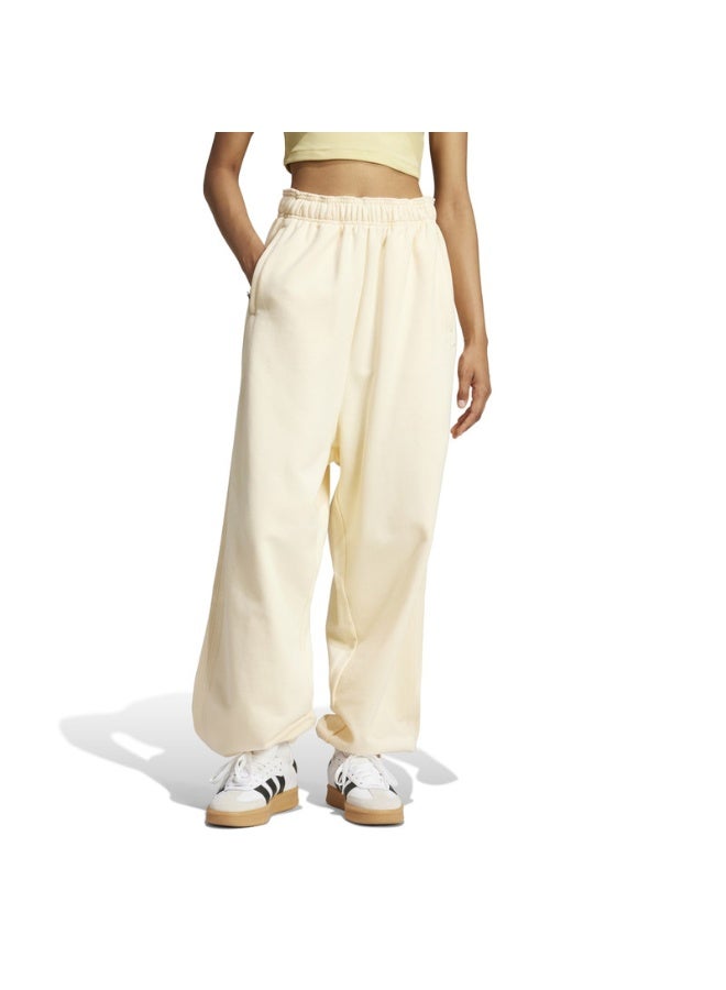 Adidas adidas P ESS JOGGER FT Yellow Originals Women PANTS  - Image 3