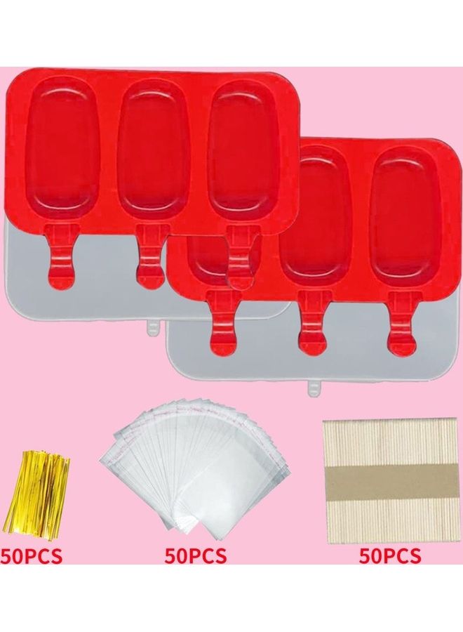 إسكدنيا قالب للآيس كريم والبودينج أحمر 20 x 15 4سم - Image 3