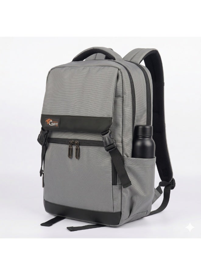 COUGAR Professional Laptop Backpack, Water-Resistant, Fits 15-inch Laptops, Grey - Image 1