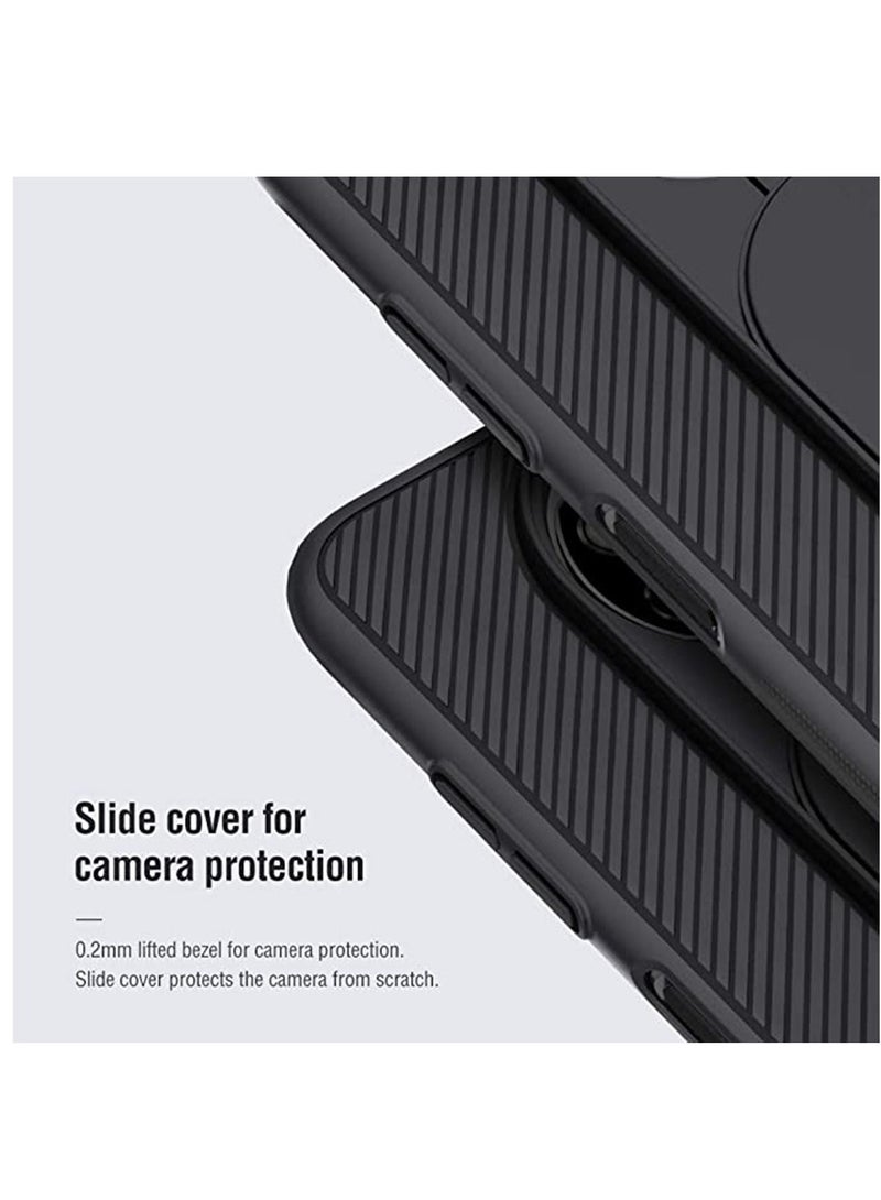 KASTWAVE Case for Xiaomi Poco X3 NFC Cover Hard CamShield with Camera Slide Protective Cover [ Perfect Design Compatible with Xiaomi Poco X3 (NFC) ] - Black - Image 3