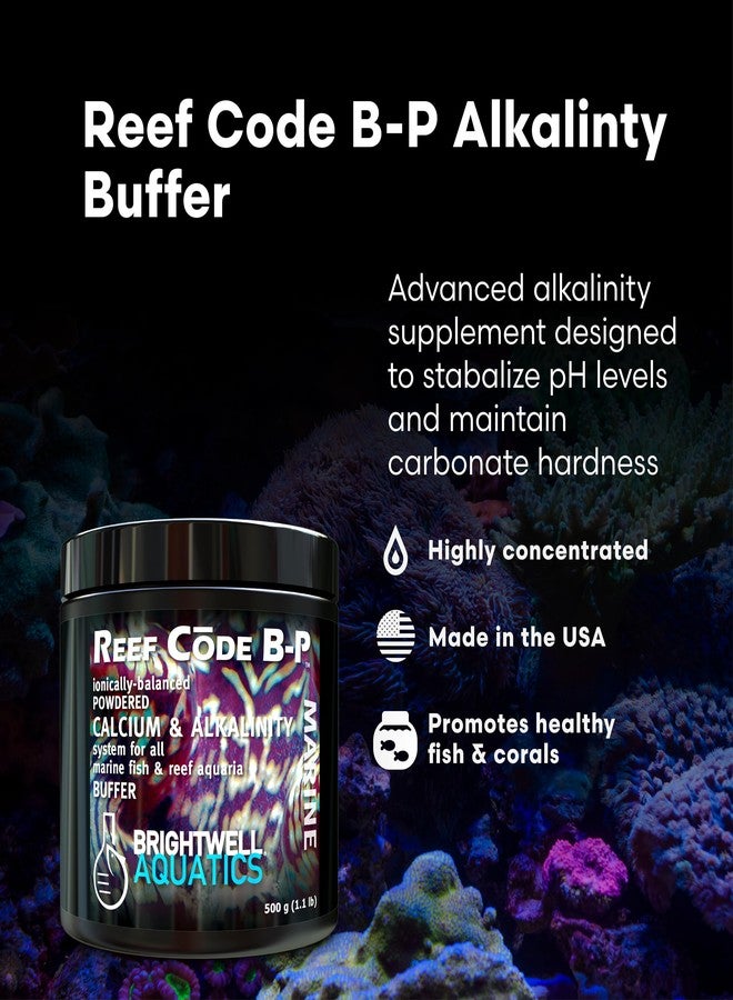 Brightwell Aquatics Reef Code B-P Alkalinity Buffer for Reef Aquariums Supports pH Stability Coral Growth Balanced KH No Phosphates or Silicates Use with A-P, 1 kg - Image 2