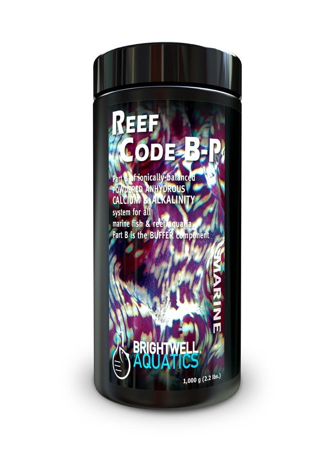 Brightwell Aquatics Reef Code B-P Alkalinity Buffer for Reef Aquariums Supports pH Stability Coral Growth Balanced KH No Phosphates or Silicates Use with A-P, 1 kg - Image 1
