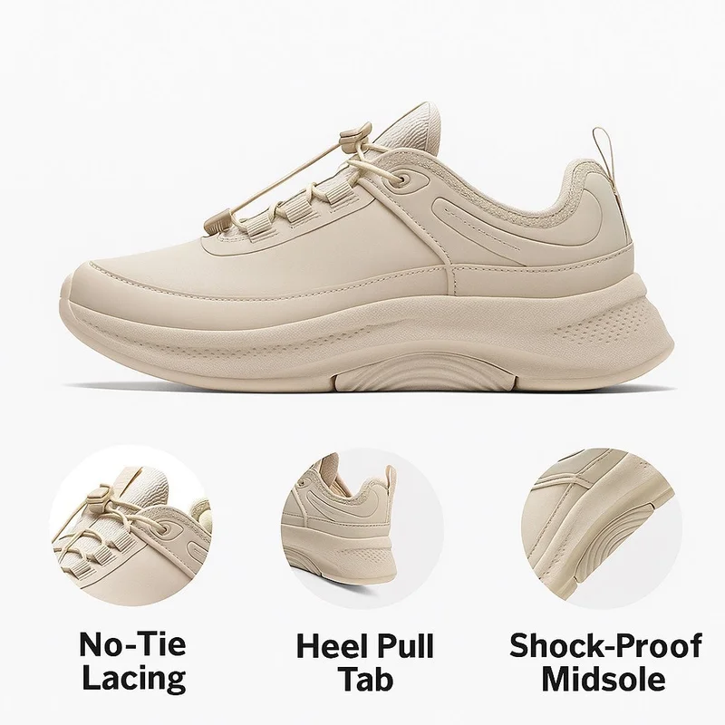 ANTA E-Breeze | Women’s Slip-On Cushion Sneakers