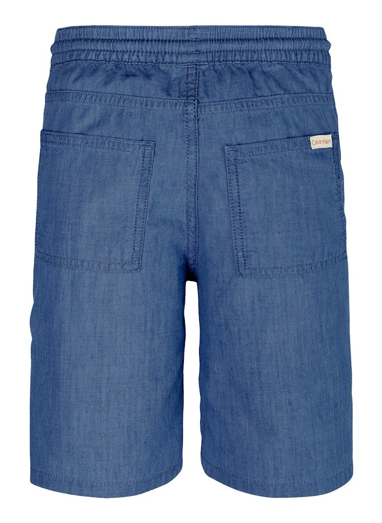 Calvin Klein Jeans Dark Azur Chambray Shorts  - Image 2
