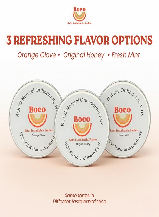 Orthodontic Wax – Original Honey, Natural Braces Protection, Long-Lasting Comfort, Pre-Cut Wax Pieces in Aluminum Travel Case(75 Buttons) - Original Honey - Image 4