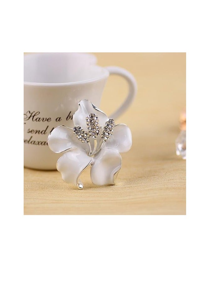 إسكدنيا دبوس بروش زهرة بروش للنساء حلي للسيدات هدية للسيدات - Image 4