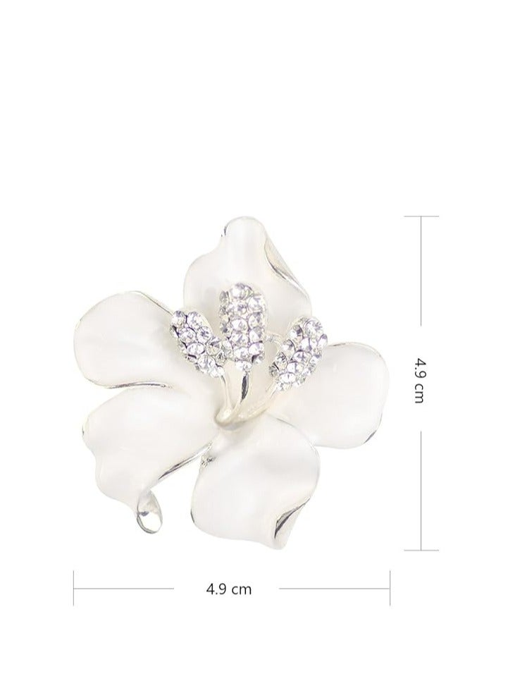 إسكدنيا دبوس بروش زهرة بروش للنساء حلي للسيدات هدية للسيدات - Image 2