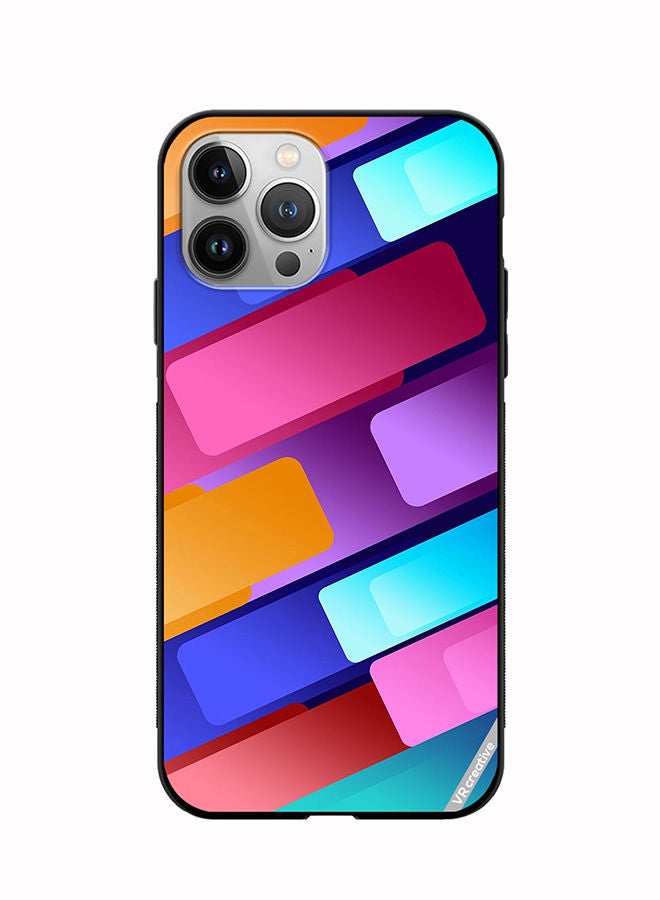VR CREATIVE Protective Case Cover For Apple iPhone 12 Pro Max Abstract Design Multicolour - Image 1