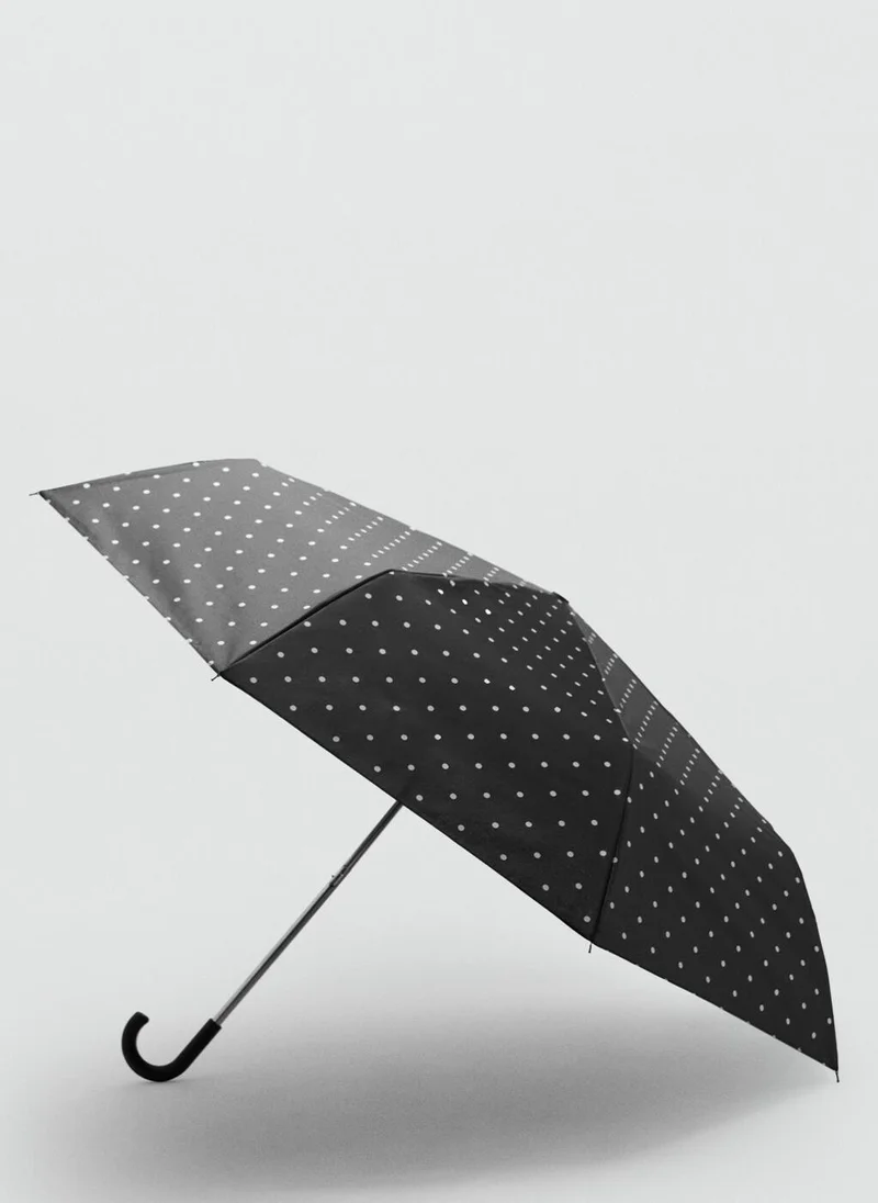 MANGO Polka-dot print umbrella