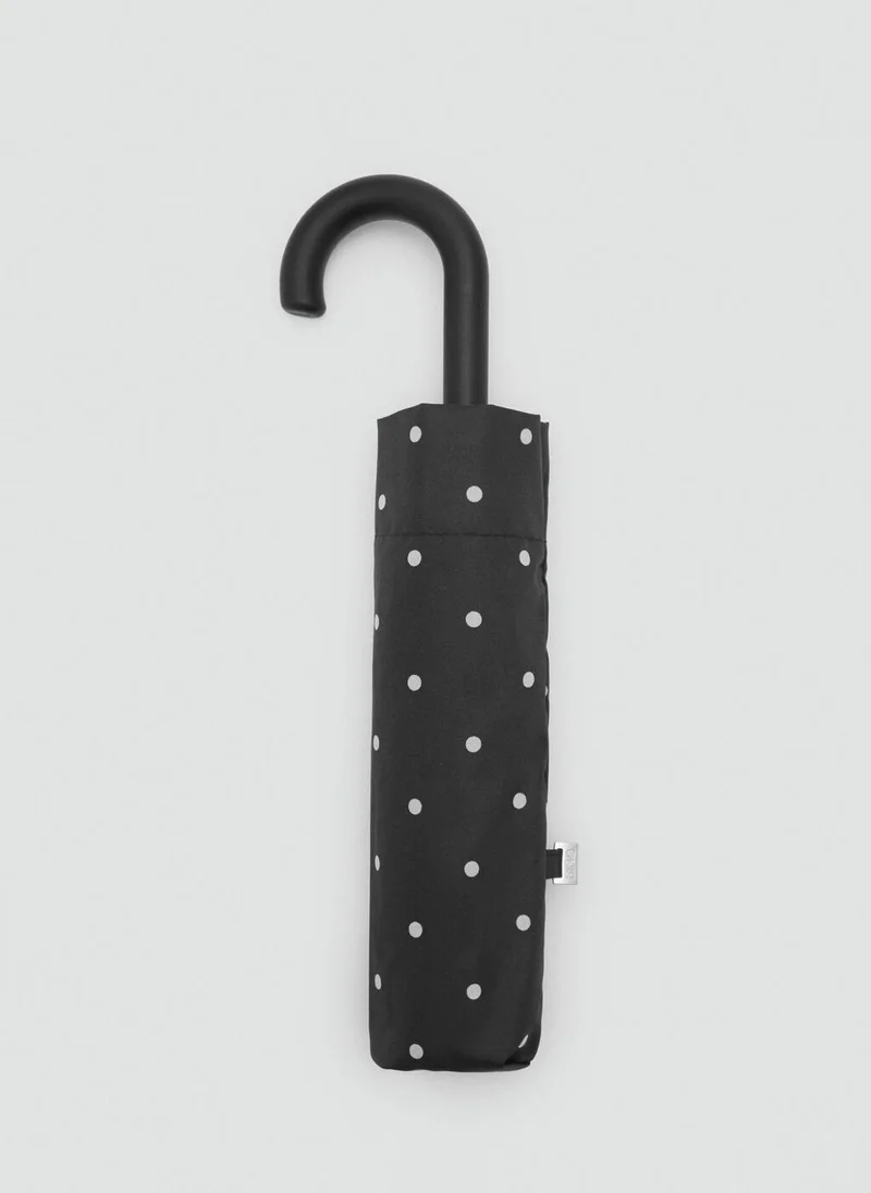 MANGO Polka-dot print umbrella