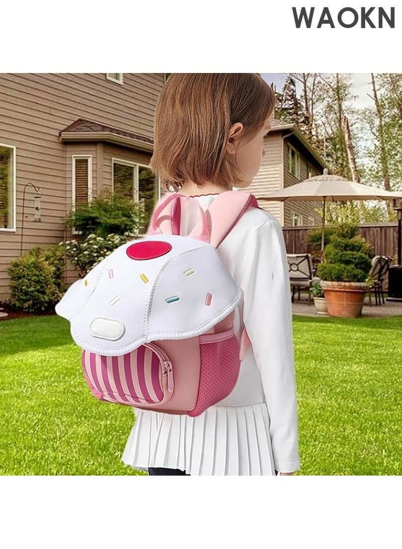 WAOKN Kids' Travel Backpack - Cute Cartoon-Themed Large Capacity School Bag for Girls & Boys | Spacious Durable Daypack for Preschoolers, Toddler Outfits, Short Trips, Toys, Snacks & Water Bottles, Ideal for Daycare, Kindergarten & Family Adventures - Image 3
