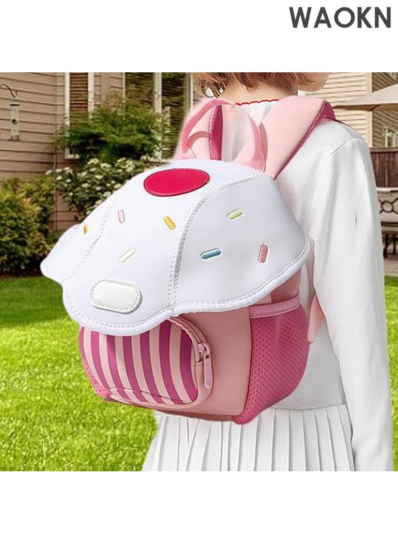 WAOKN Kids' Travel Backpack - Cute Cartoon-Themed Large Capacity School Bag for Girls & Boys | Spacious Durable Daypack for Preschoolers, Toddler Outfits, Short Trips, Toys, Snacks & Water Bottles, Ideal for Daycare, Kindergarten & Family Adventures - Image 5