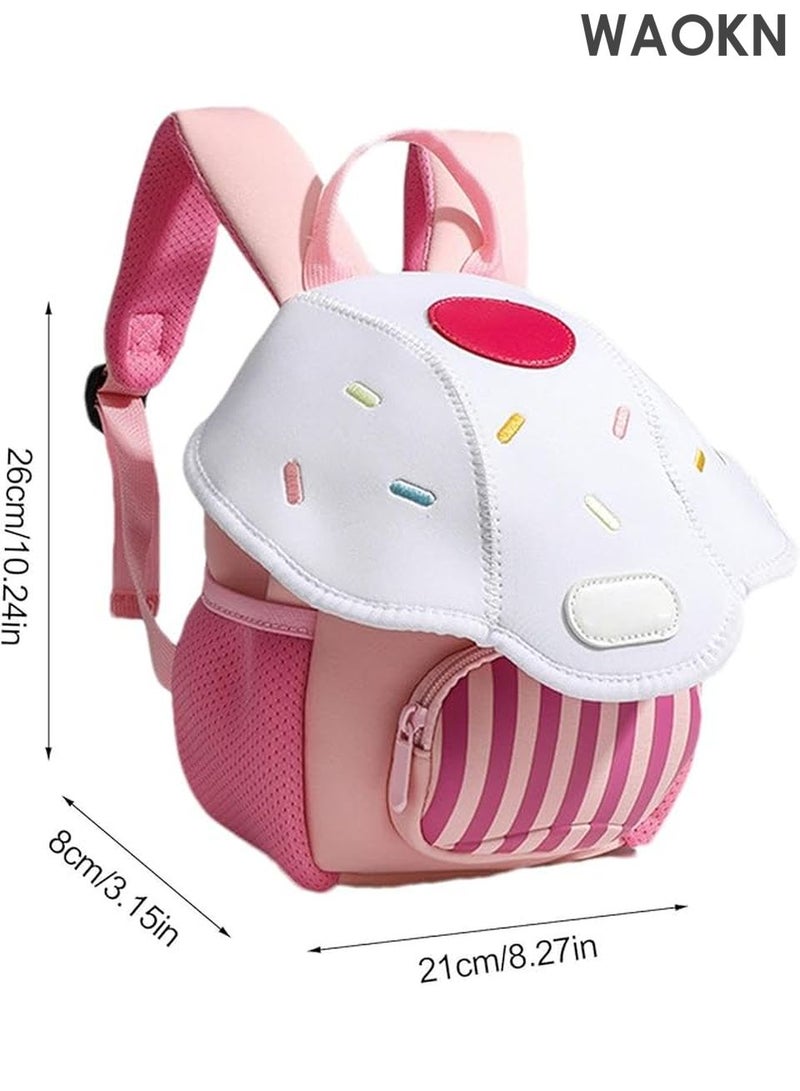 WAOKN Kids' Travel Backpack - Cute Cartoon-Themed Large Capacity School Bag for Girls & Boys | Spacious Durable Daypack for Preschoolers, Toddler Outfits, Short Trips, Toys, Snacks & Water Bottles, Ideal for Daycare, Kindergarten & Family Adventures - Image 4