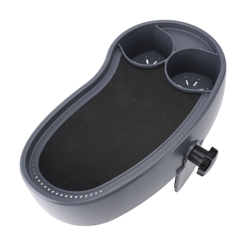 Hot Tub Tray Adjustable Plastic Anti Slip with Cup Holder Hot Tub Serving Tray for Beverage Books Food - Image 2
