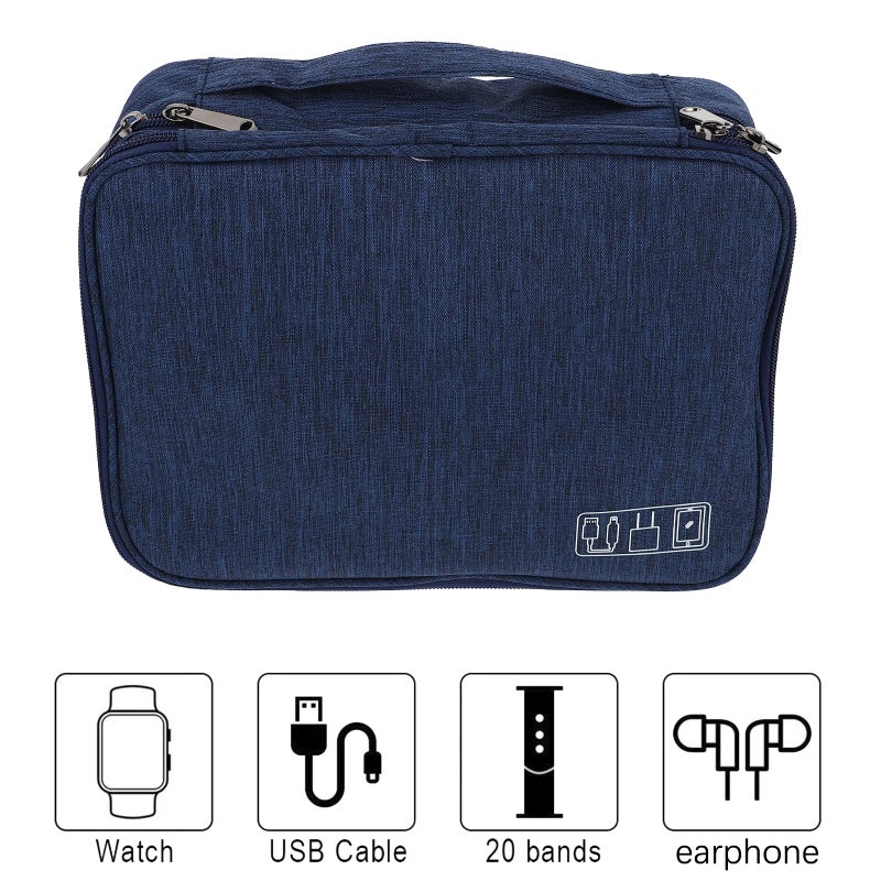 Electronic Accessory Bag Power Bank 3-layer Portable Hard Disk Pouch - Image 3